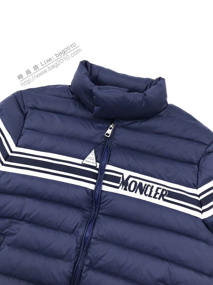 Moncler男裝 蒙口2020新款標誌logo編織帶羽絨服  ydi3009